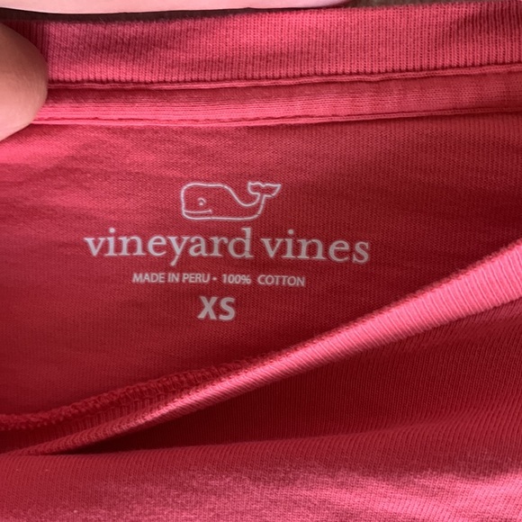 Vineyard Vines pink long sleeve mens lacrosse t shirt size xs! - Picture 4 of 4